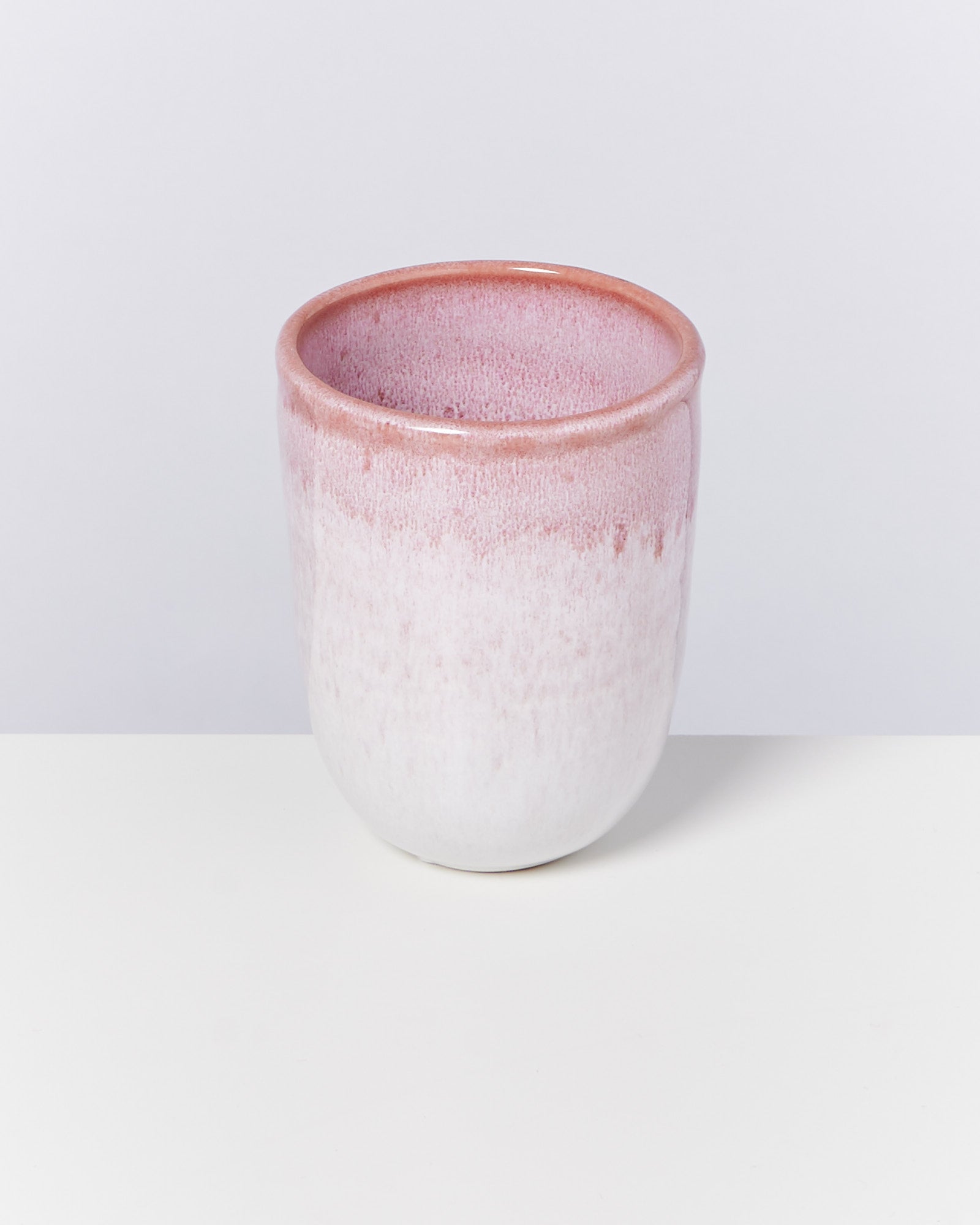 Copa Alto Becher groß rosa weiß 4er-Set
