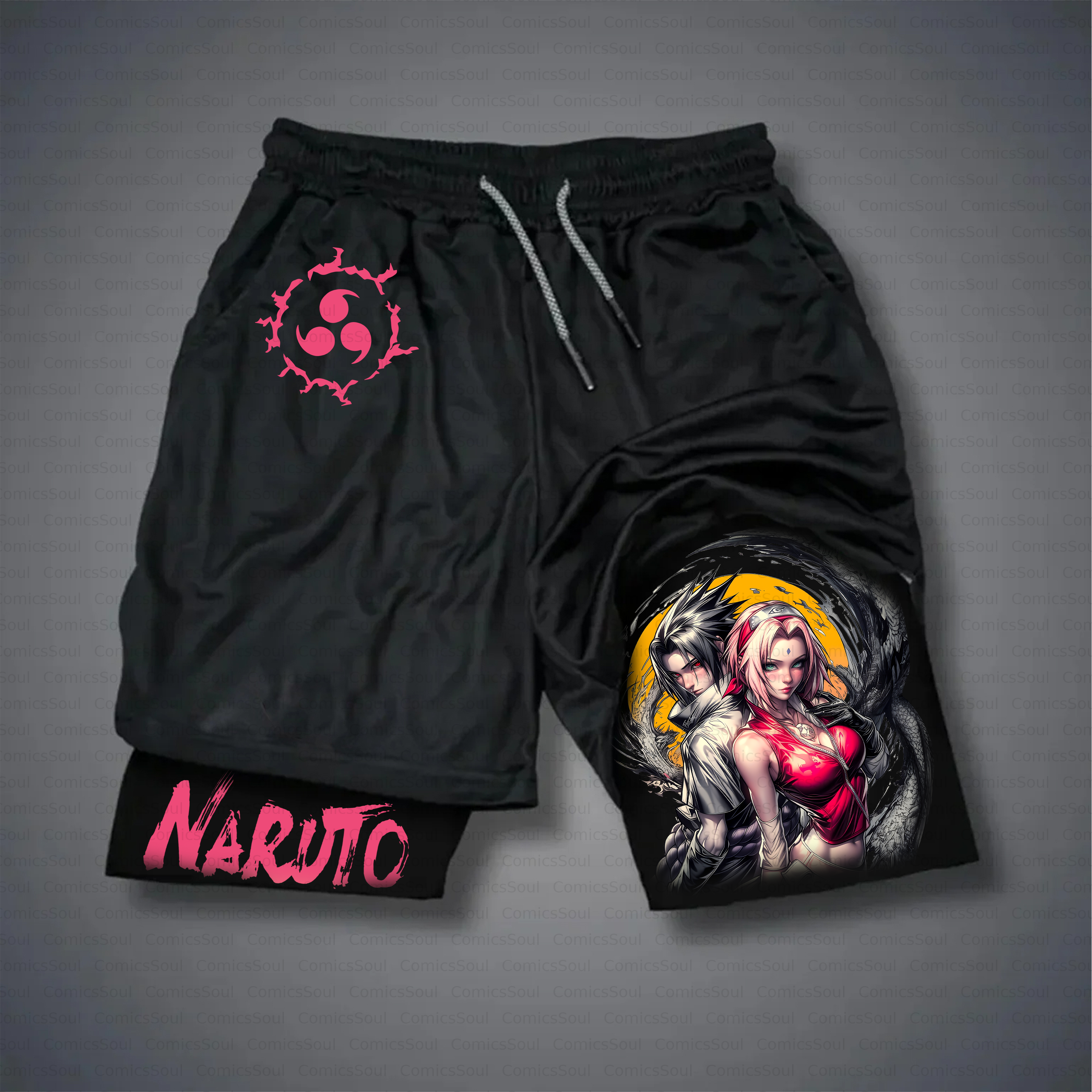 Unisex Casual Anime Style Shorts