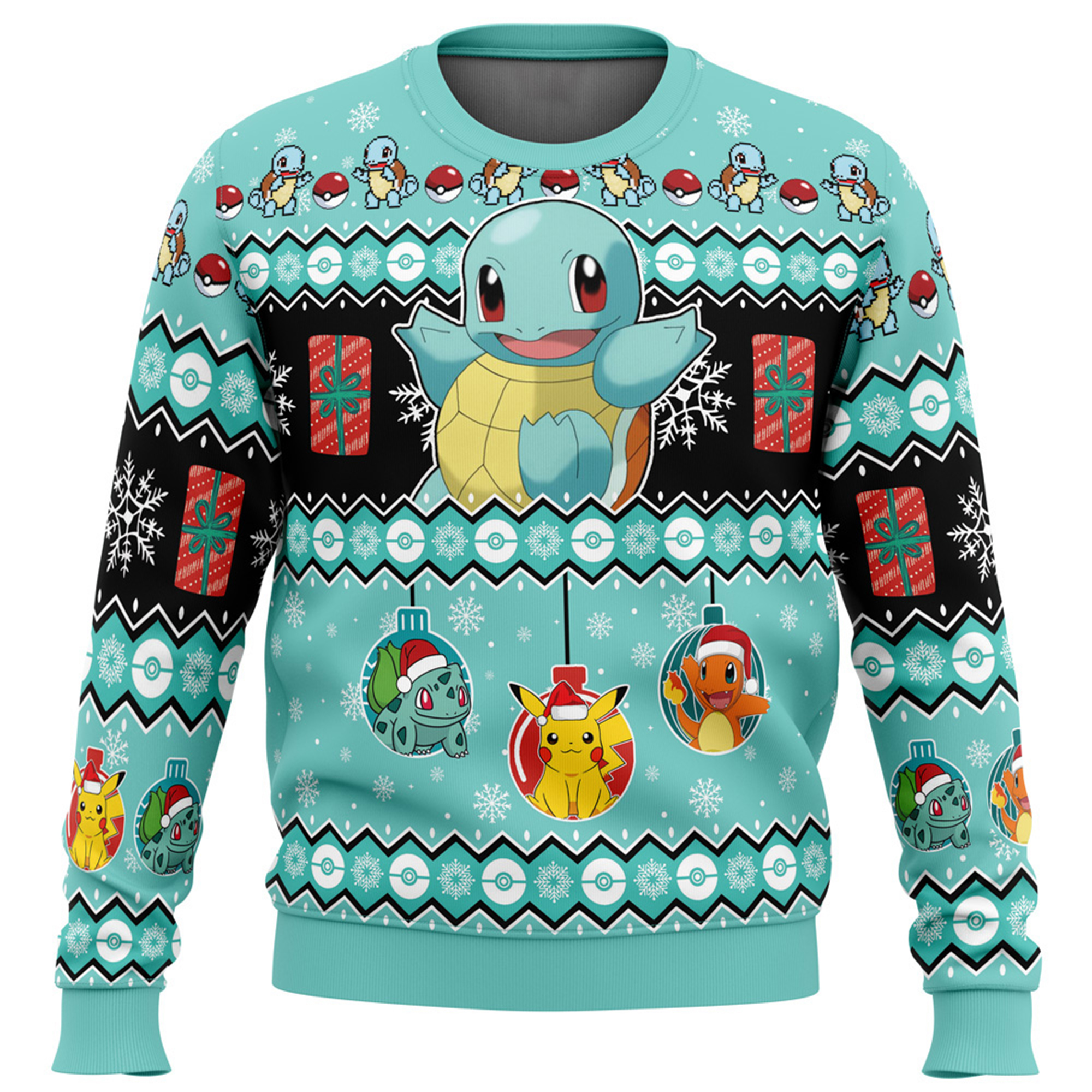 Unisex Anime Ugly Christmas Sweater TeeThreads Sustain the Scene with Custom Apparel