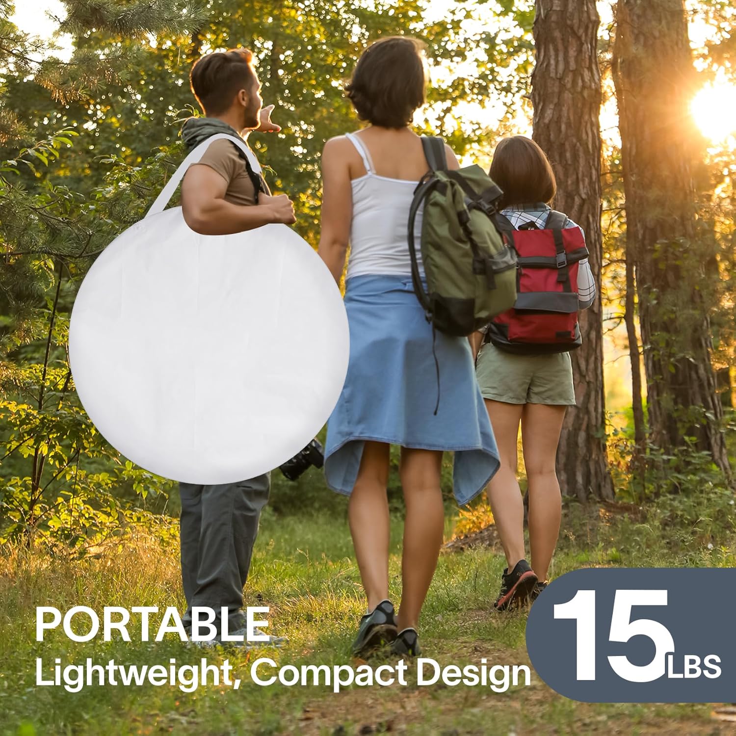 Screen gazebo sleeps 6-10-15 people Igloo-style canopy tent mosquito net on the sides Perfect