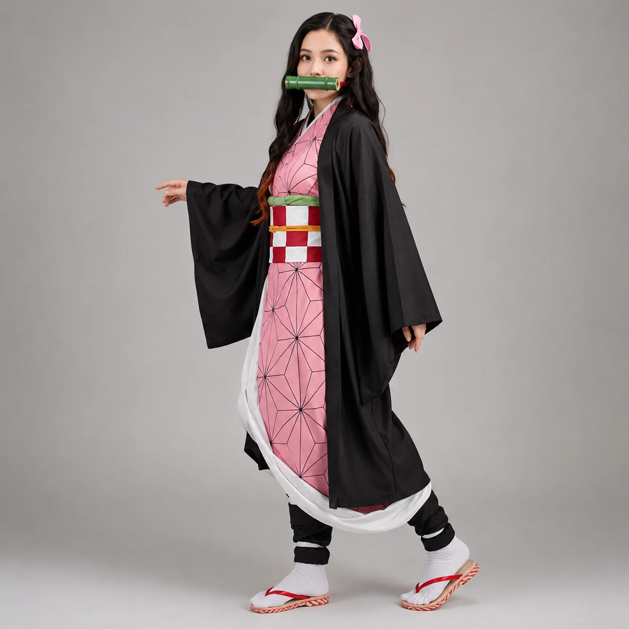 Halloween Costumes Anime Kimono Cosplay Outfit Set - Image 2 Halloween Costumes Anime Kimono Cosplay Outfit Set - Image 2