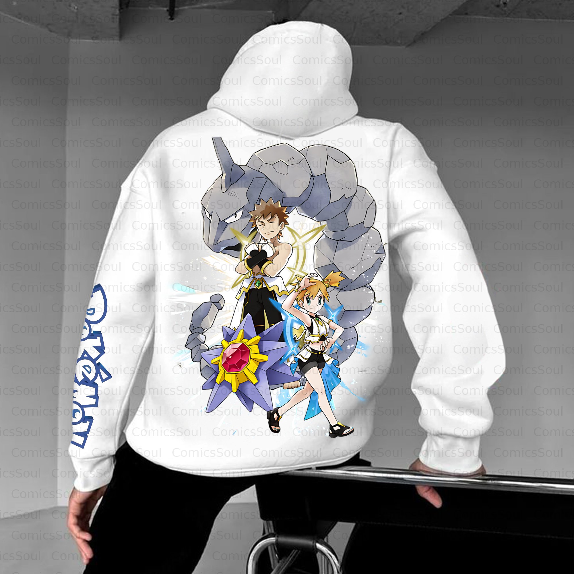 Unisex Anime Inspired Vintage Plush Hoodie