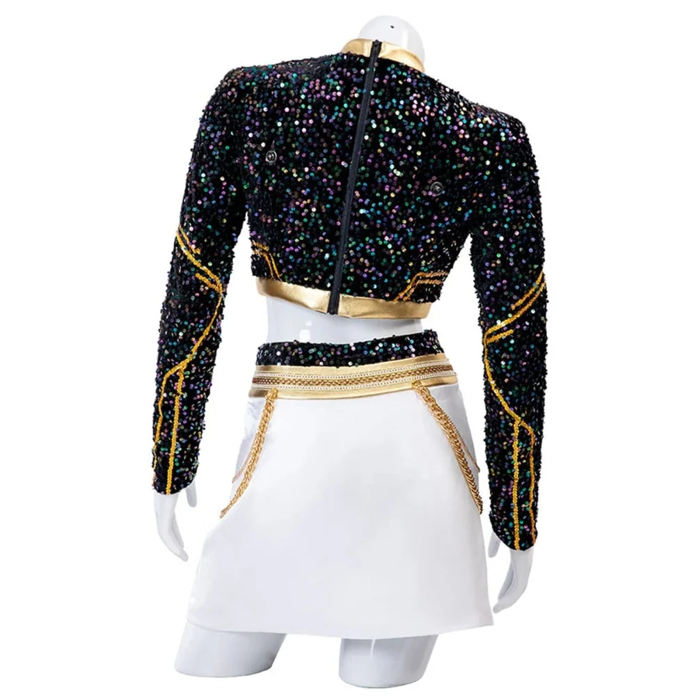 Kpop Halloween Costumes Stage Cosplay Outfit Set - Image 3 Kpop Halloween Costumes Stage Cosplay Outfit Set - Image 3