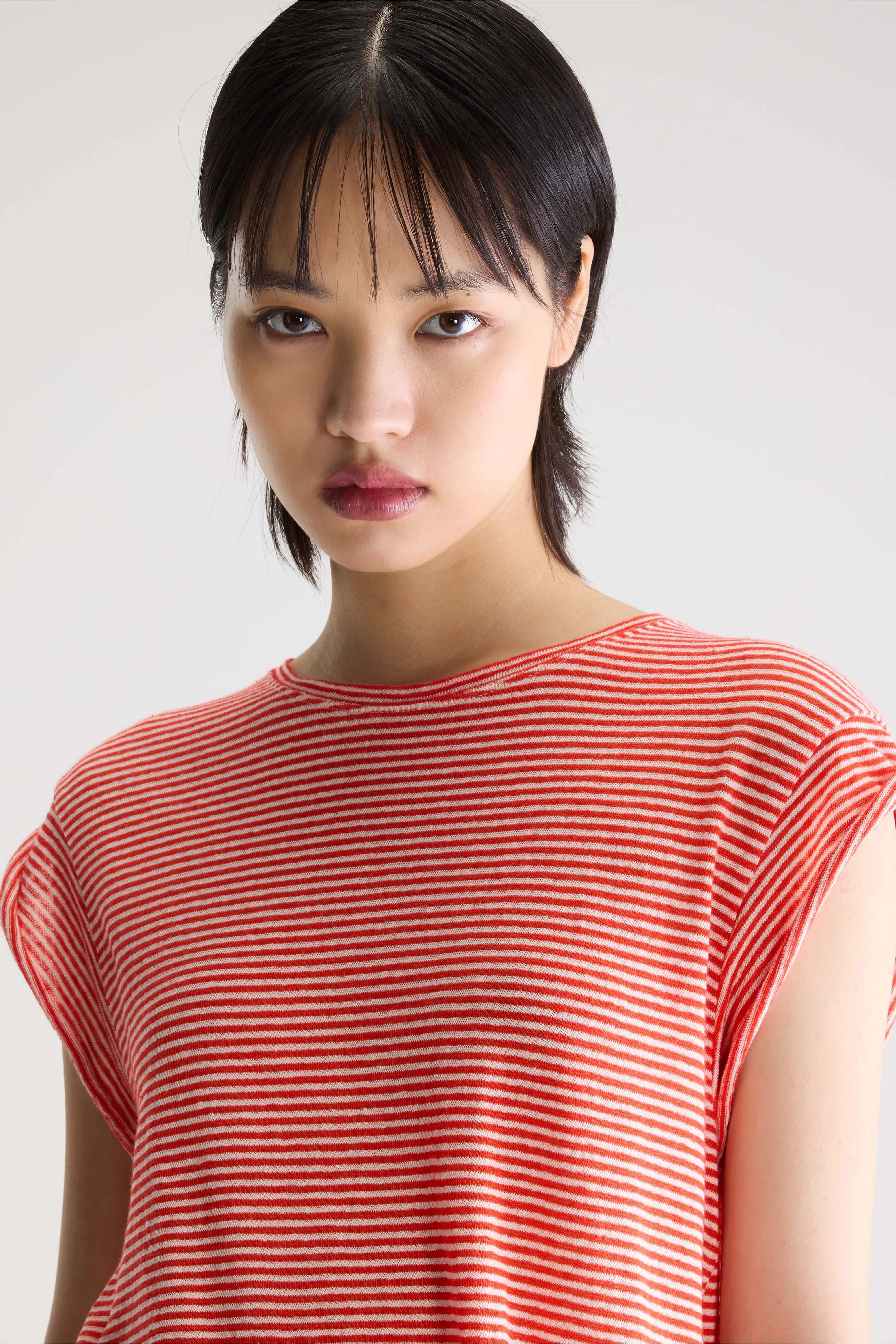Bellerose Vlyn crewneck t-shirt  (261 / W / STRIPE B)