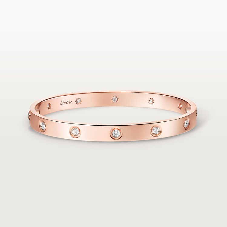 Replicate LOVE bracelet, classic model,10 diamonds(1:1 replica) - Original Replica Club