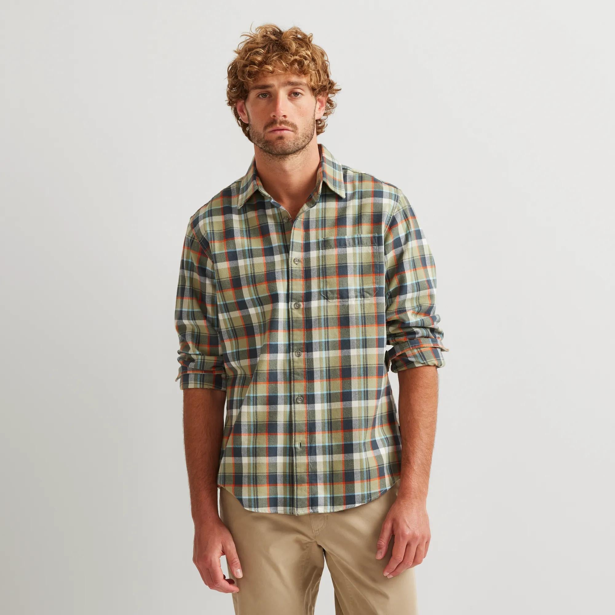 Men's Eddie's Favorite Flannel Relaxed Fit Shirt - Plaid - Eddie Bauer Outlet