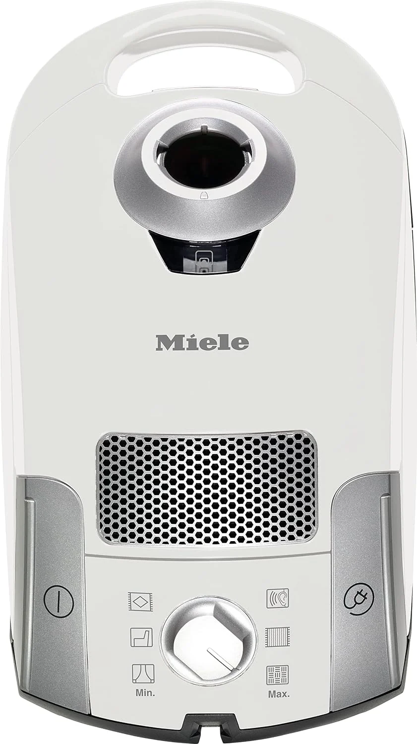 Pure Suction Powerline Canister Vacuum Cleaner, Lotus White