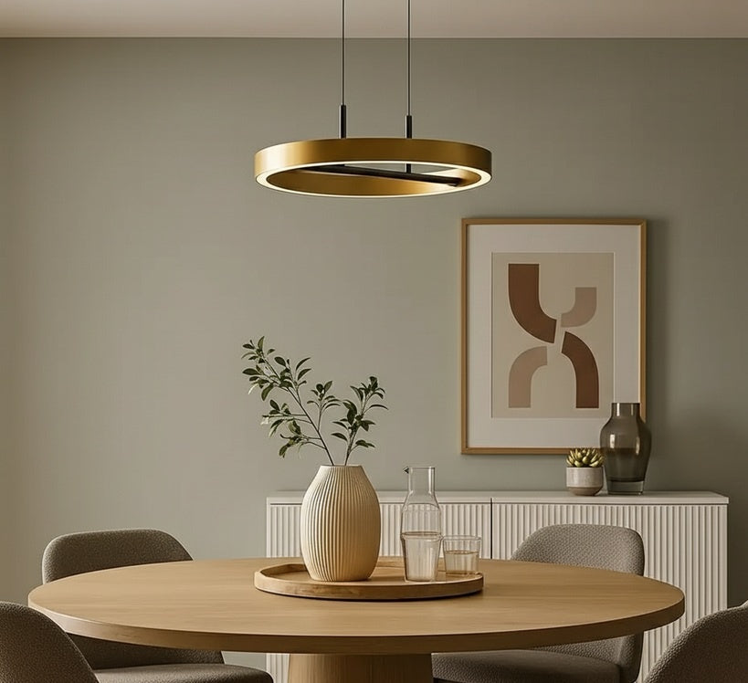 Freelight Freelight Hanglamp Livello Goud Led 32 Watt Ø 40cm