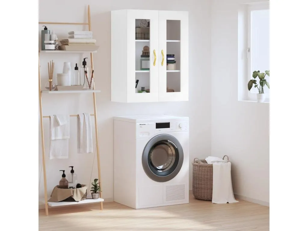 Armario de pared blanco 69.5x34x90 cm