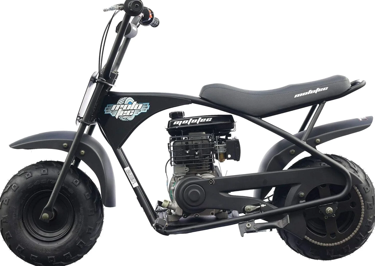 MotoTec 105CC 3.5HP Mini Bike, Black, Alloy Steel, 23mph - KN110-A - Image 3 MotoTec 105CC 3.5HP Mini Bike, Black, Alloy Steel, 23mph - KN110-A - Image 3