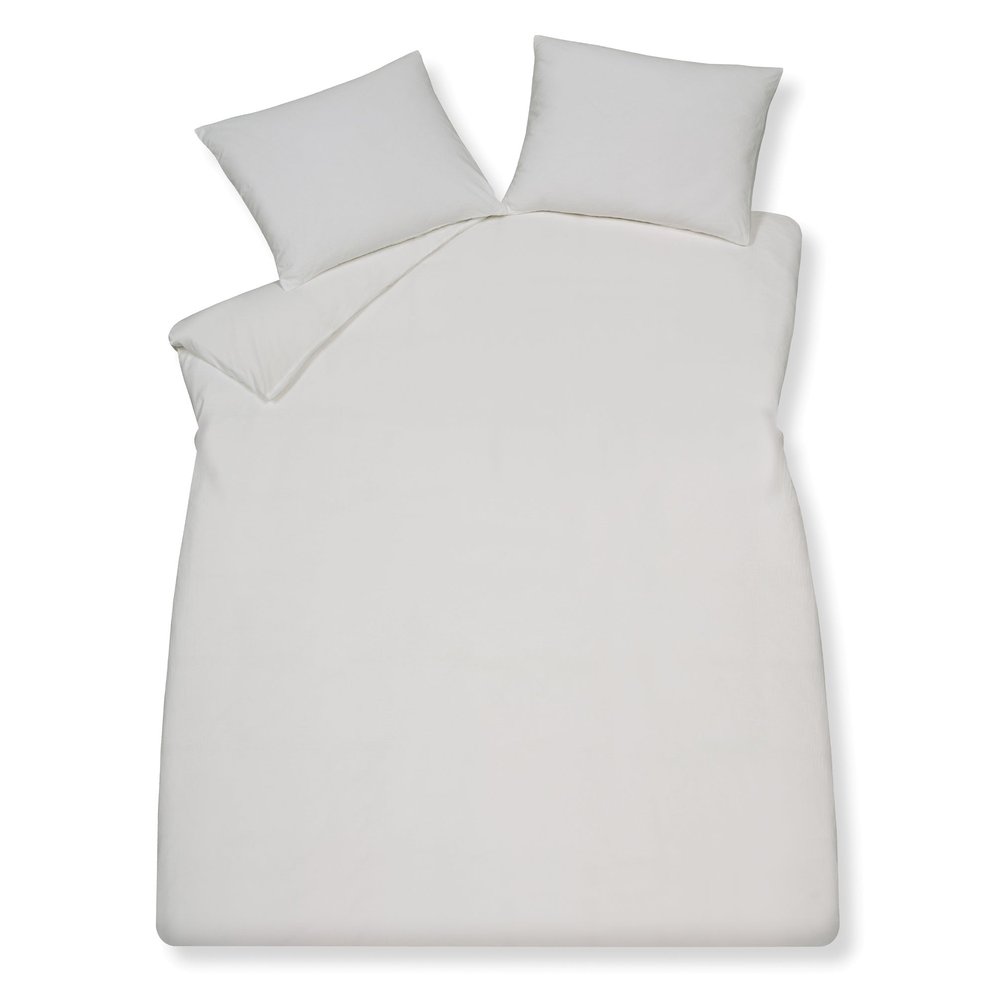 Pure 66 Dekbedovertrek Light Stone   140 x 200 220 cm   Grijs   Beige