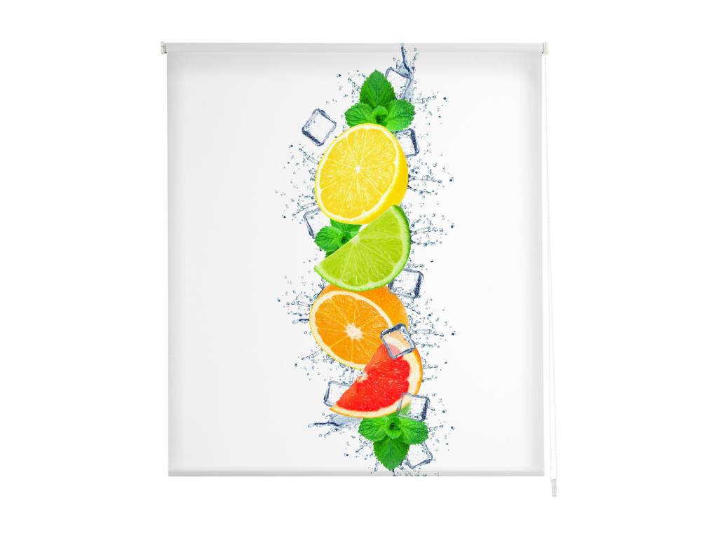 Tucasago | Estores Personalizados de COCINA | 150 x 180 cm (Ancho por Alto) Tamaño de Tela 147 x 175 cm | Modelo C-1232 Color Unico