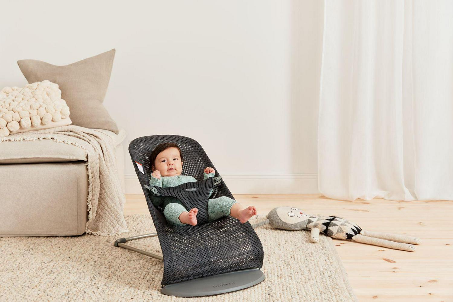 BabyBjorn Bouncer Bliss - Anthracite. Mesh - Image 7