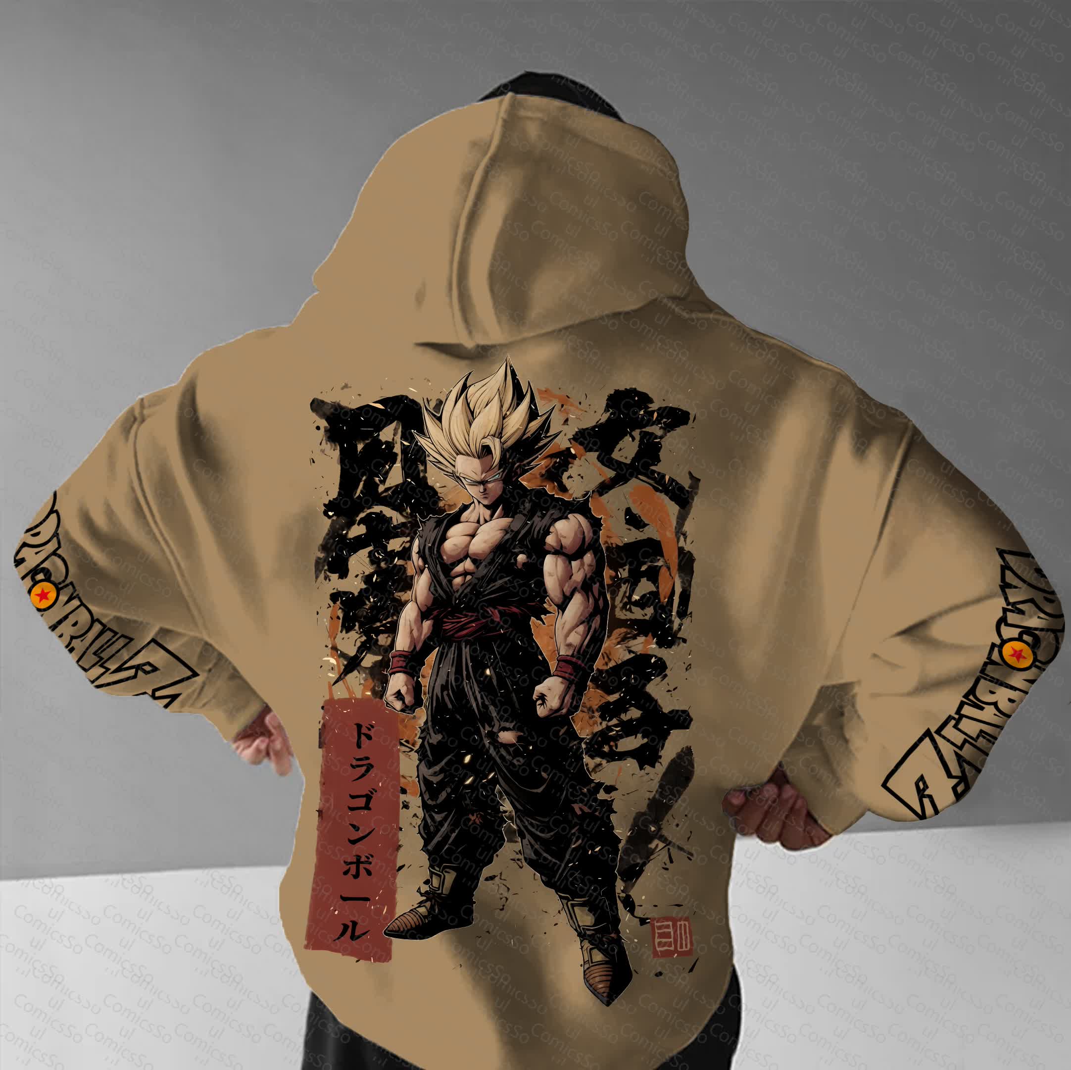 Unisex “Comicssoul” Anime Graphic Streetwear Vintage Hoodie