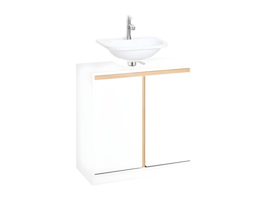 Armario Para Debajo Del Lavabo 2 Puertas BZR78-W Nestleano