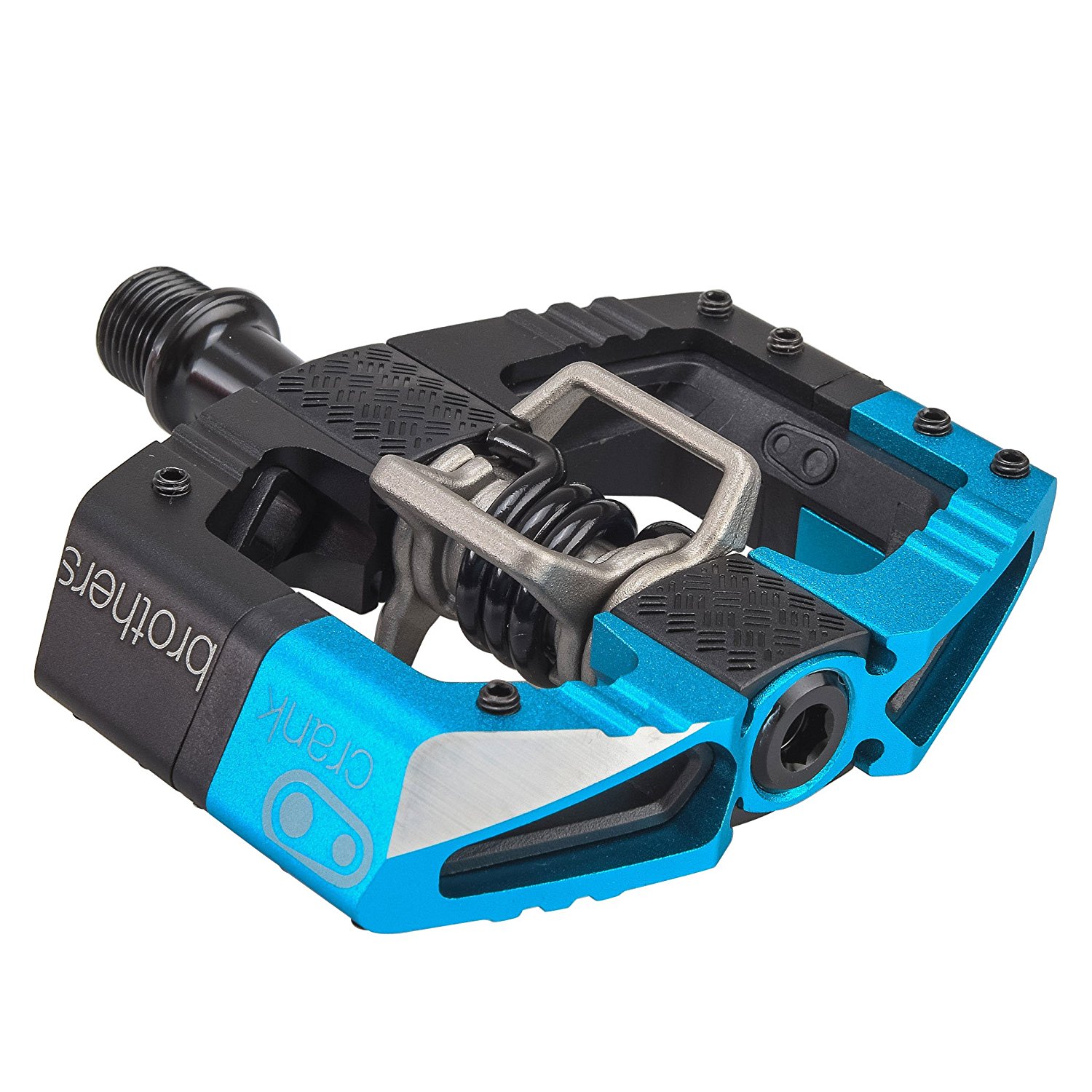 Mallet Enduro Pedals - Long Spindle - Black / Blue Spring - Image 2