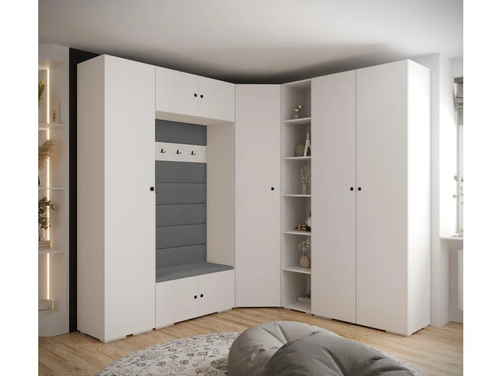 Banakdecoracion 2 armario con puertas batientes 236.7/232/47 IFKY03457