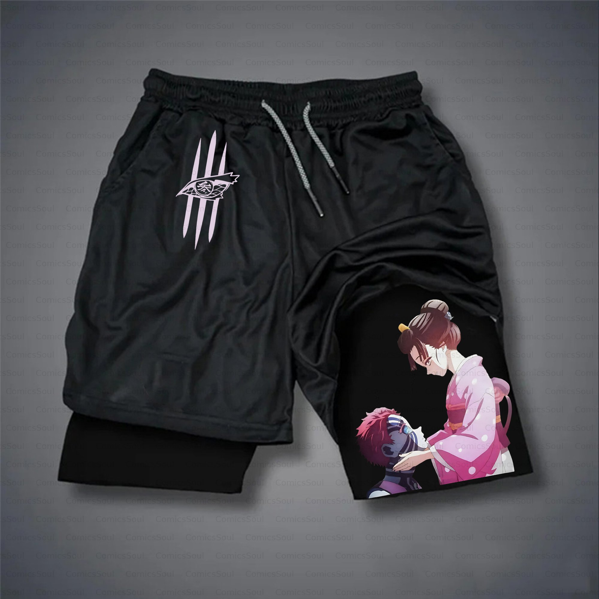 Unisex Casual Anime Streetwear Gym Shorts