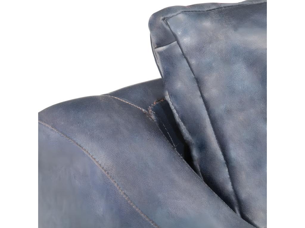 Sillón Gris Piel Auténtica