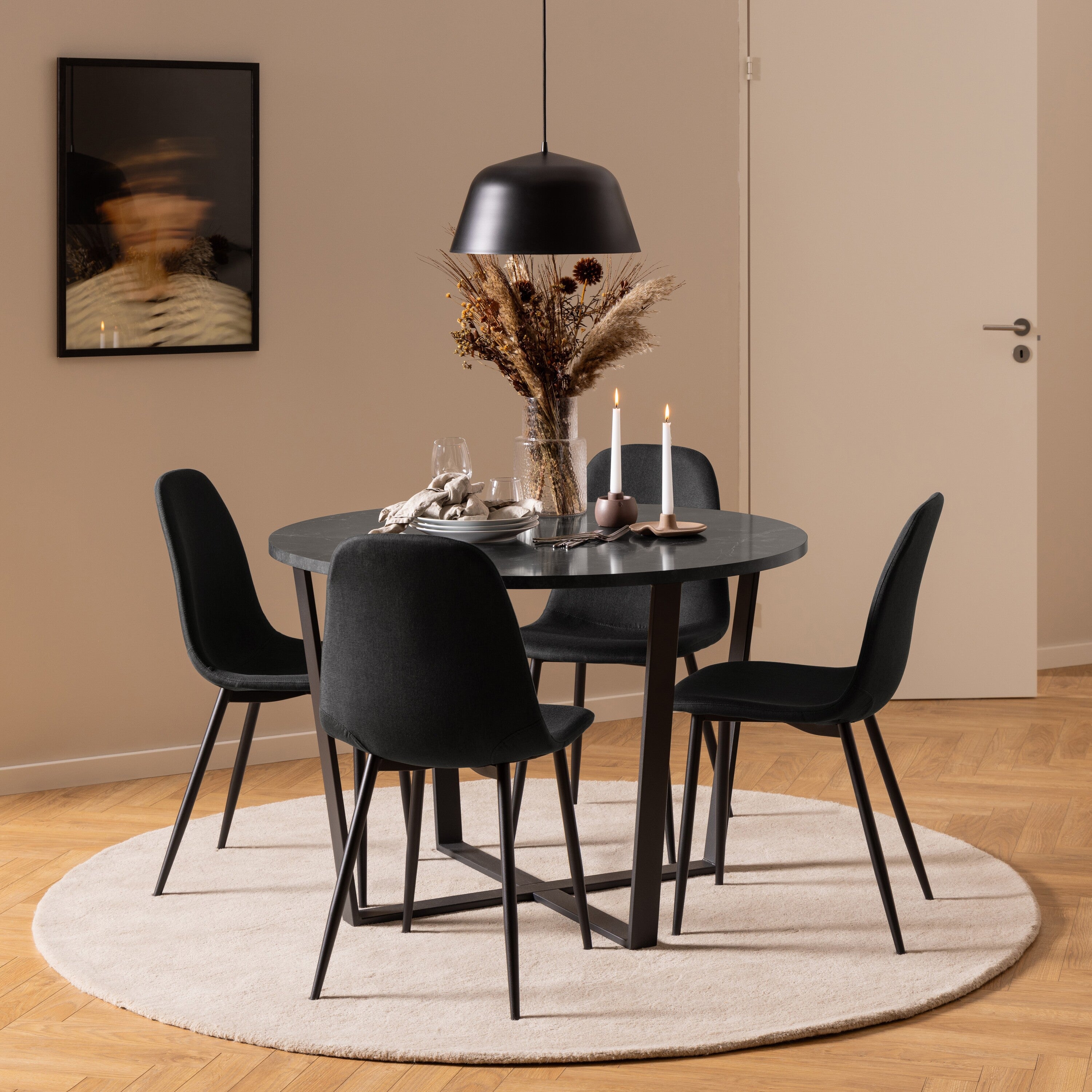 by fonQ basic Julia Eetkamerstoel - Antraciet