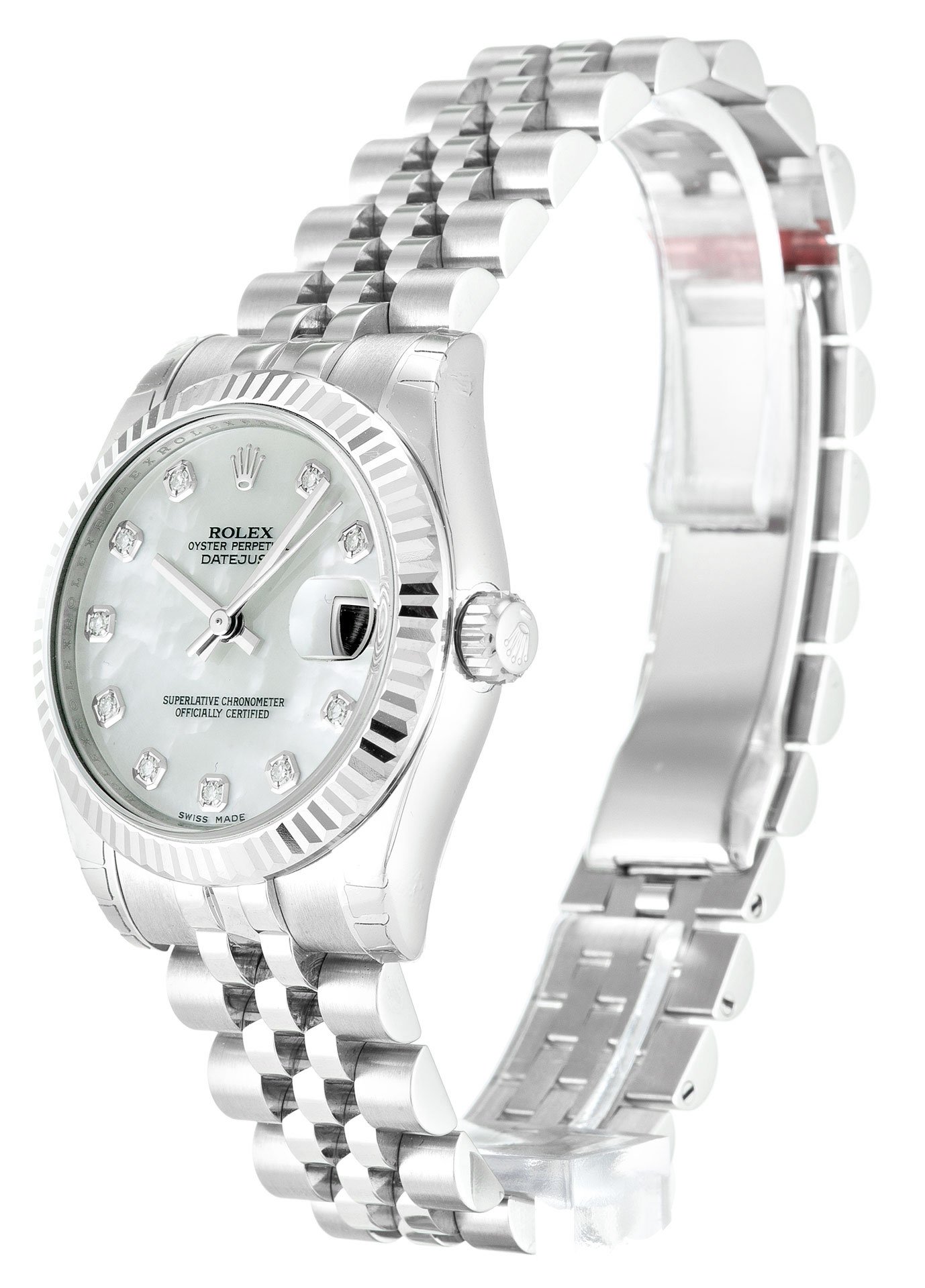 Rolex Lady-Datejust 31mm Mother of Pearl   White Dial 178274