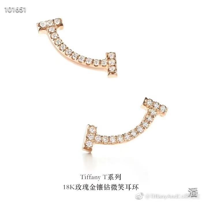 Tiffany T Smile With Diamond Earrings - Original Replica Club