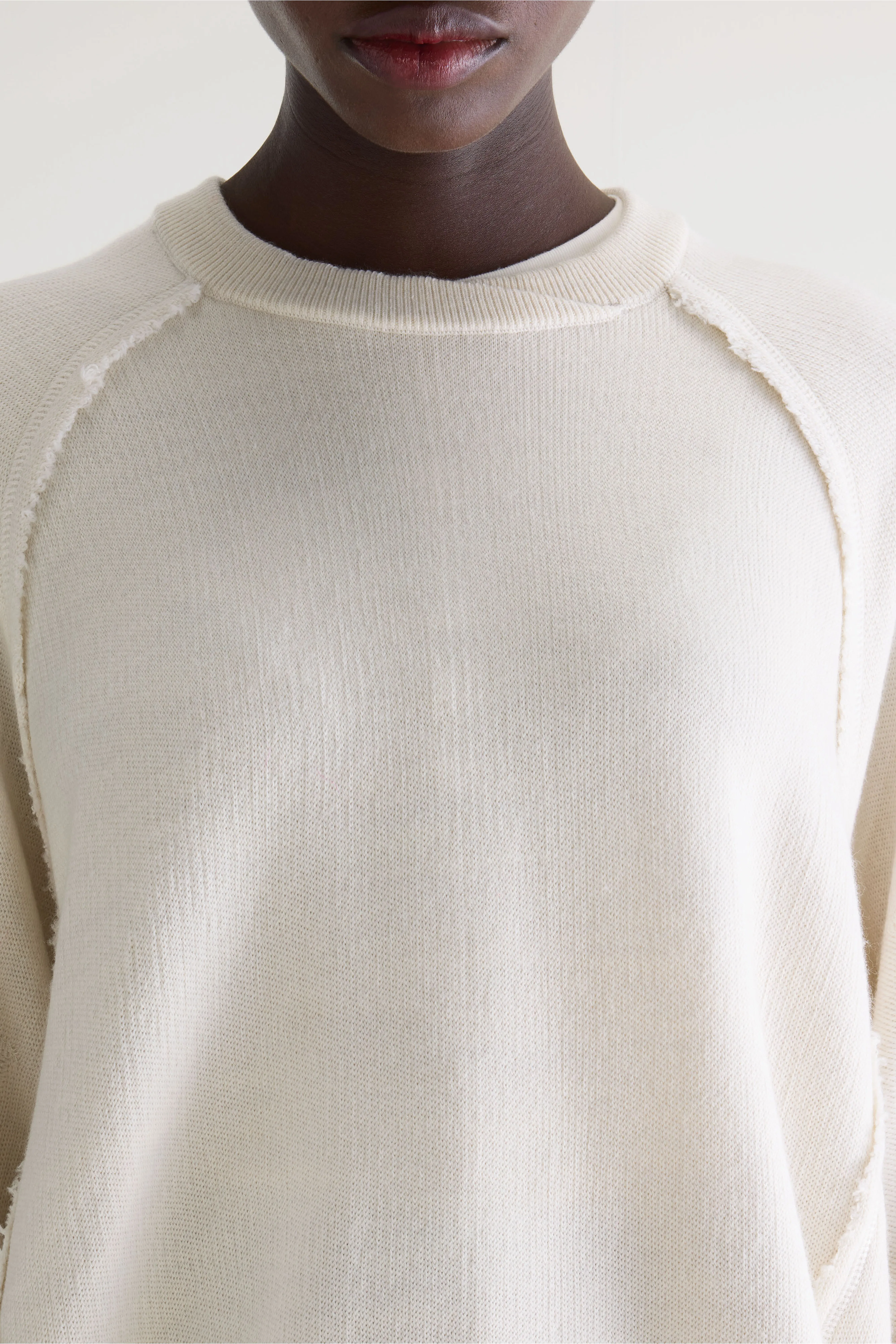 Bellerose Deno crewneck sweater (261 / W / OYSTER)