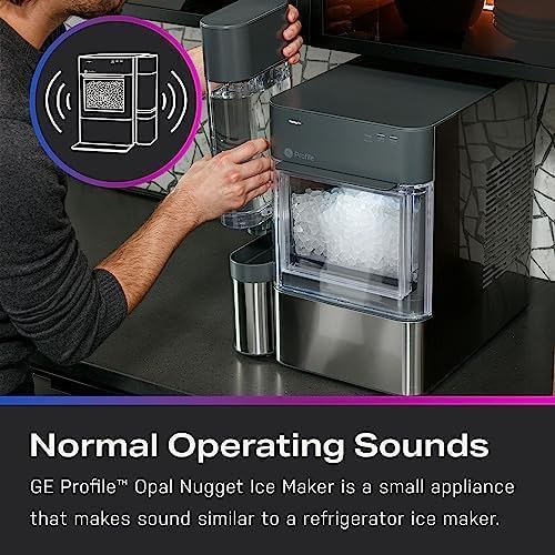 GE Profile Opal 2.0 XL with 1 Gallon Tank Chewable Crunchable Countertop Nugget Ice Maker