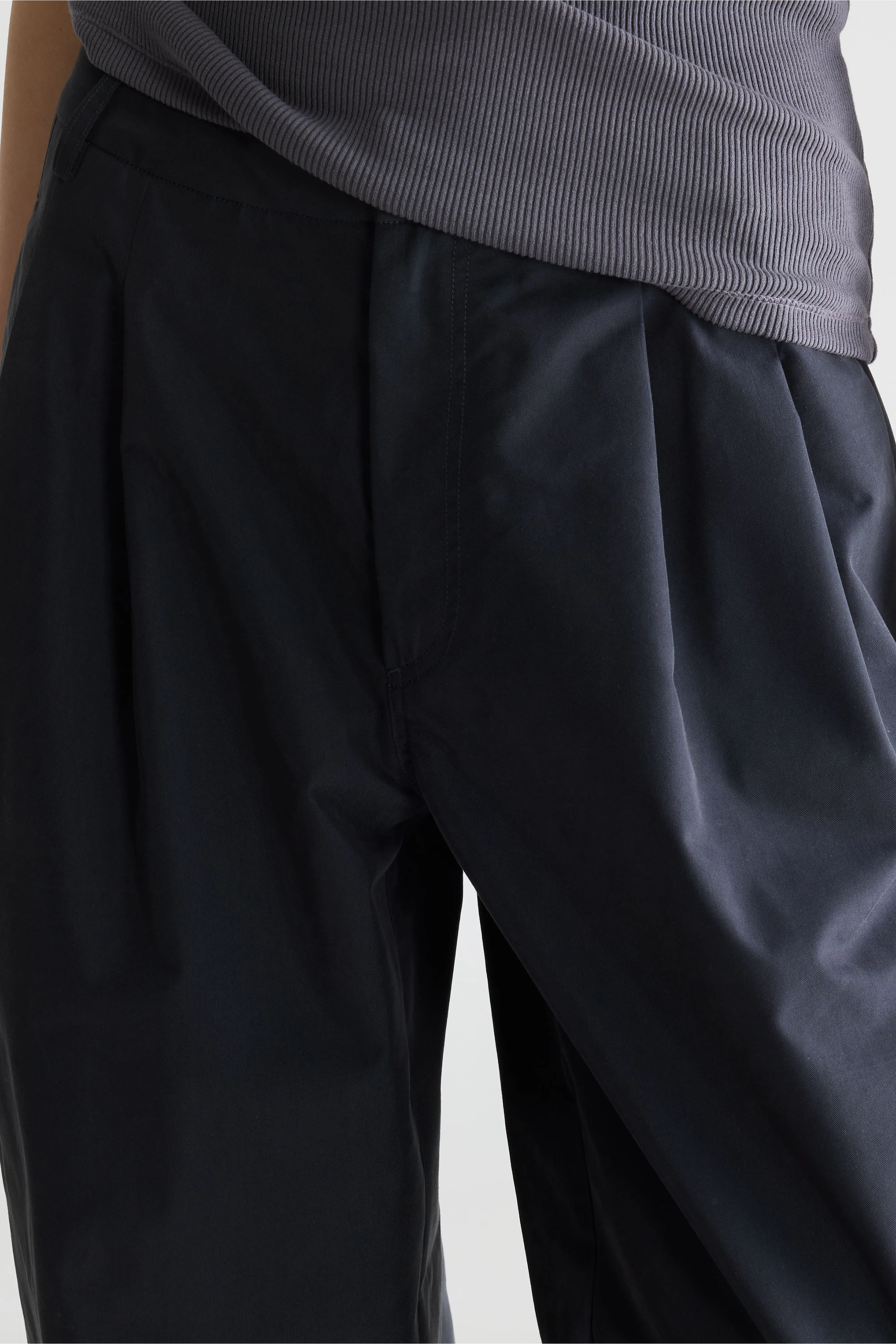 Bellerose Jimi tapered trousers (261 / W / NAVY)