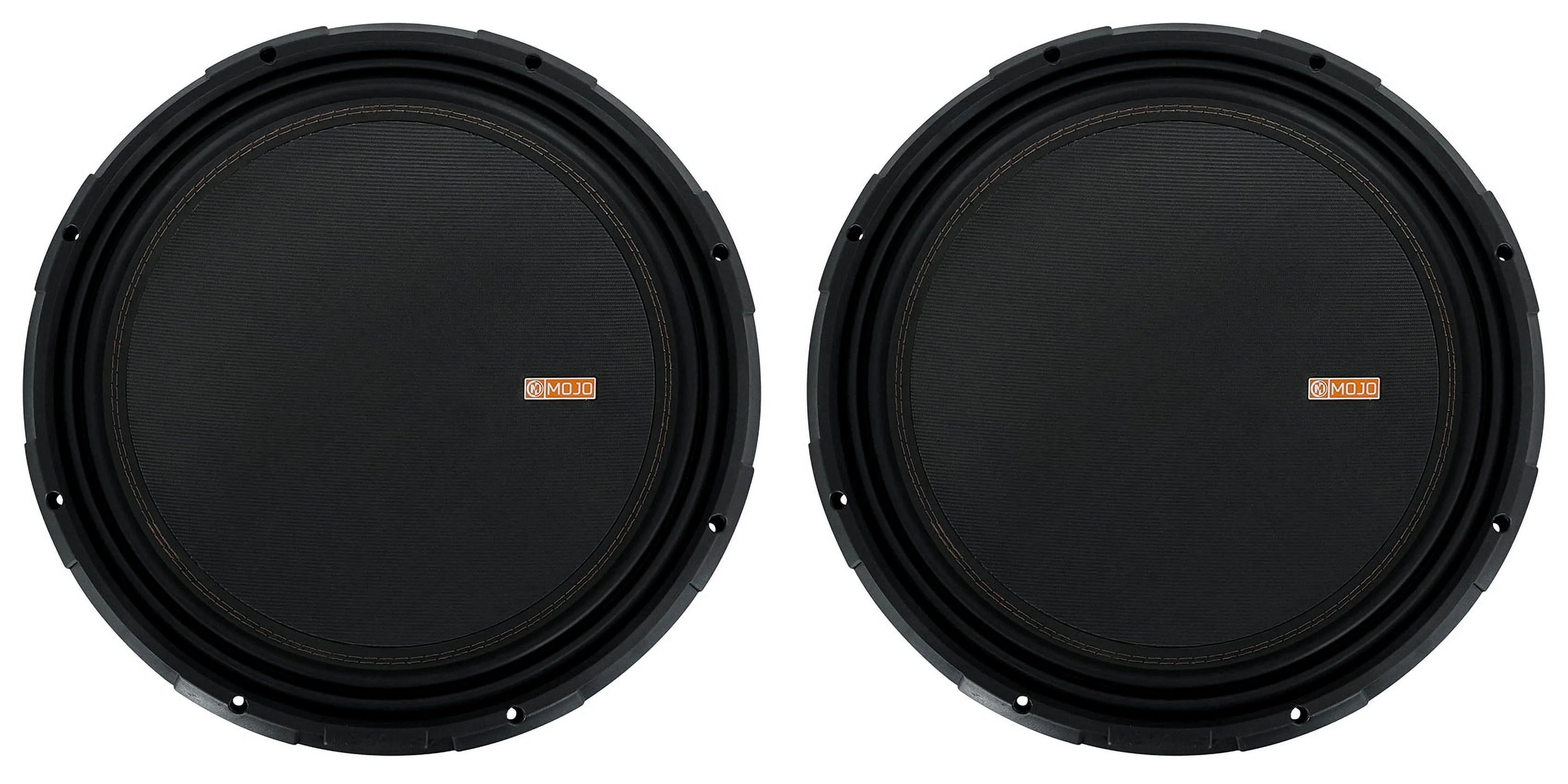 2 Memphis Audio MOJO 1512 15" 3000 Watt Competition Car Subwoofers Subs MOJO1512