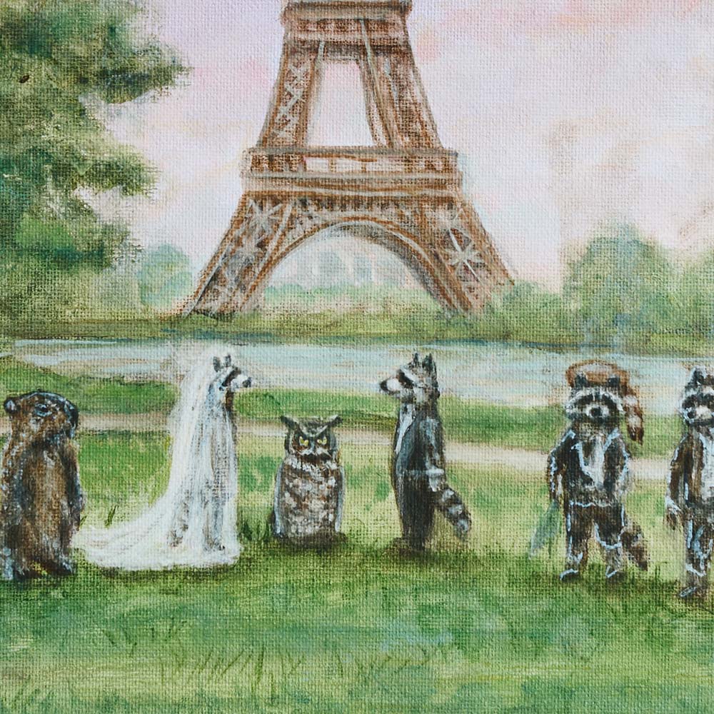 Merci x Travis Chapman - Eiffel Tower Sunset Wedding
