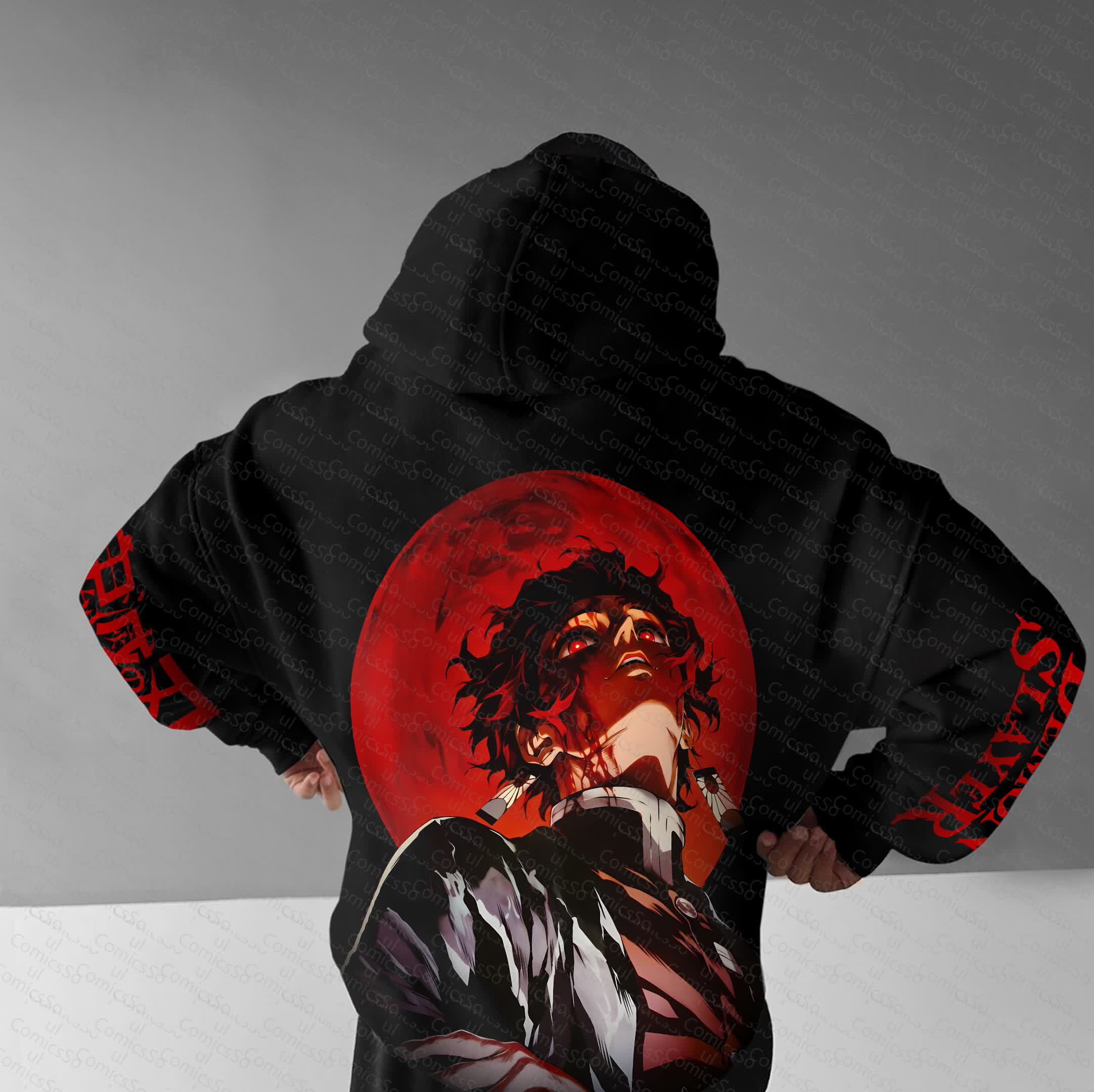 Unisex “Comicssoul” Anime Graphic Streetwear Vintage Hoodie
