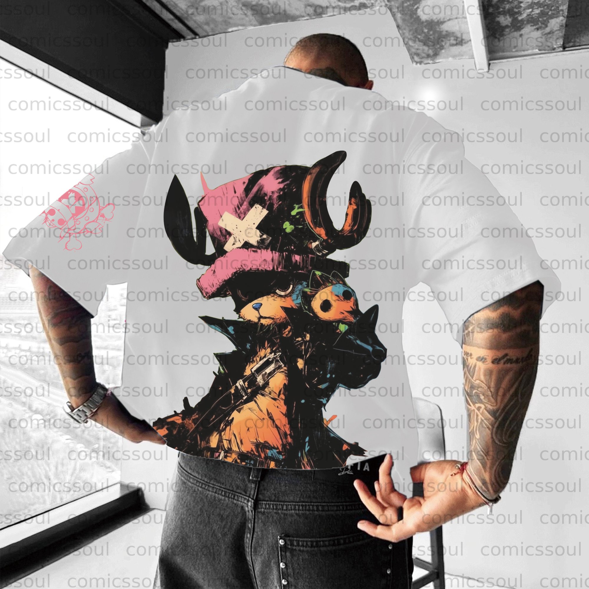 Unisex Anime Inspired Vintage T-Shirt