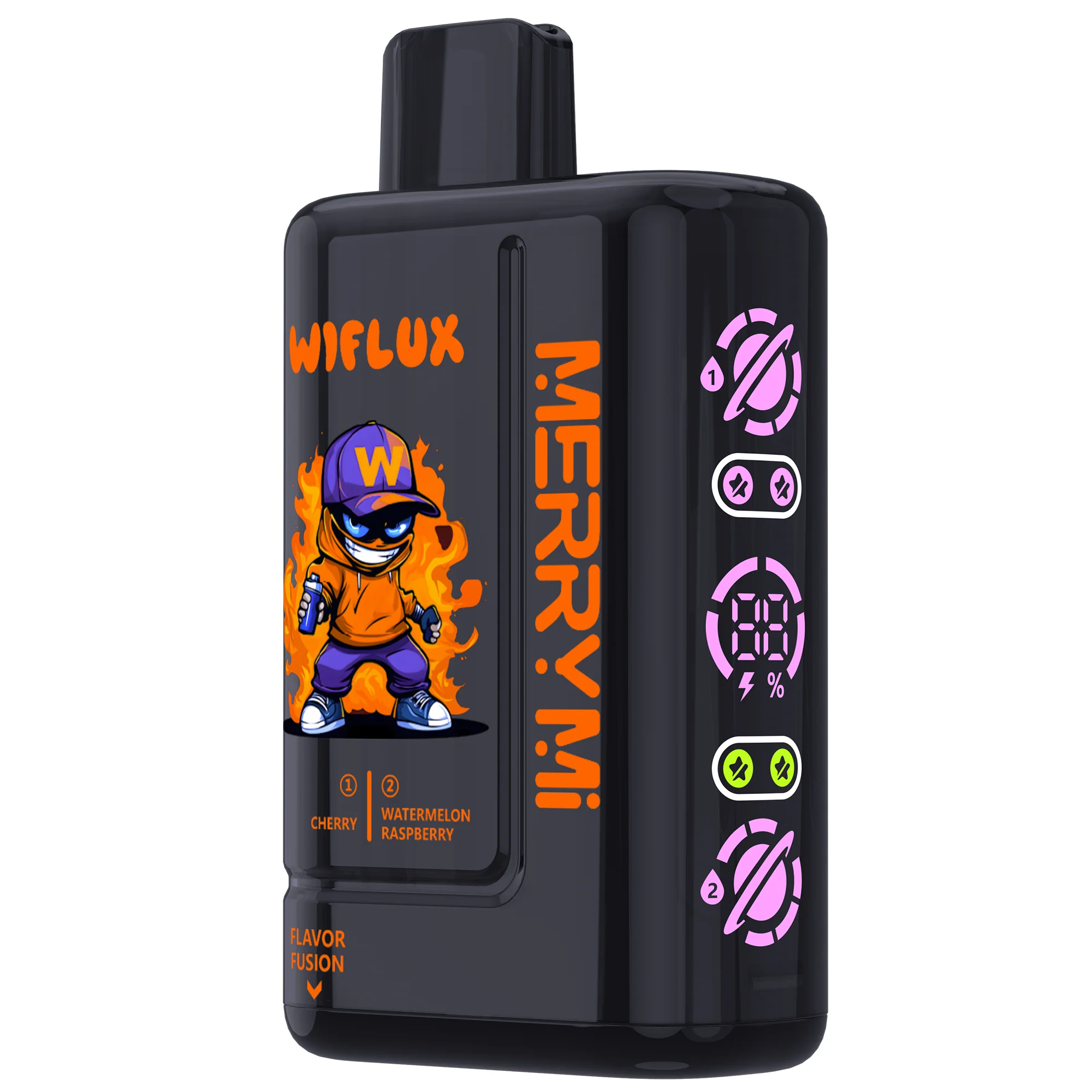 MerryMi WIFLUX 24K újratölthető eldobható e-cigaretta (minden íz)