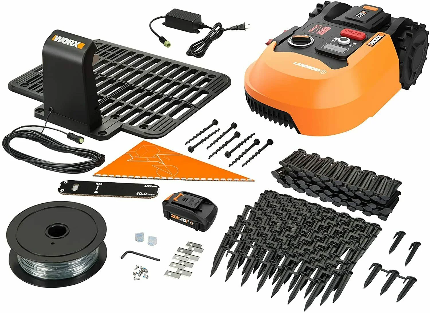 Worx WR165 Landroid S 20V 2.0Ah Robotic Lawn Mower (1/8 Acre) (Battery & Charger Included) - Image 3