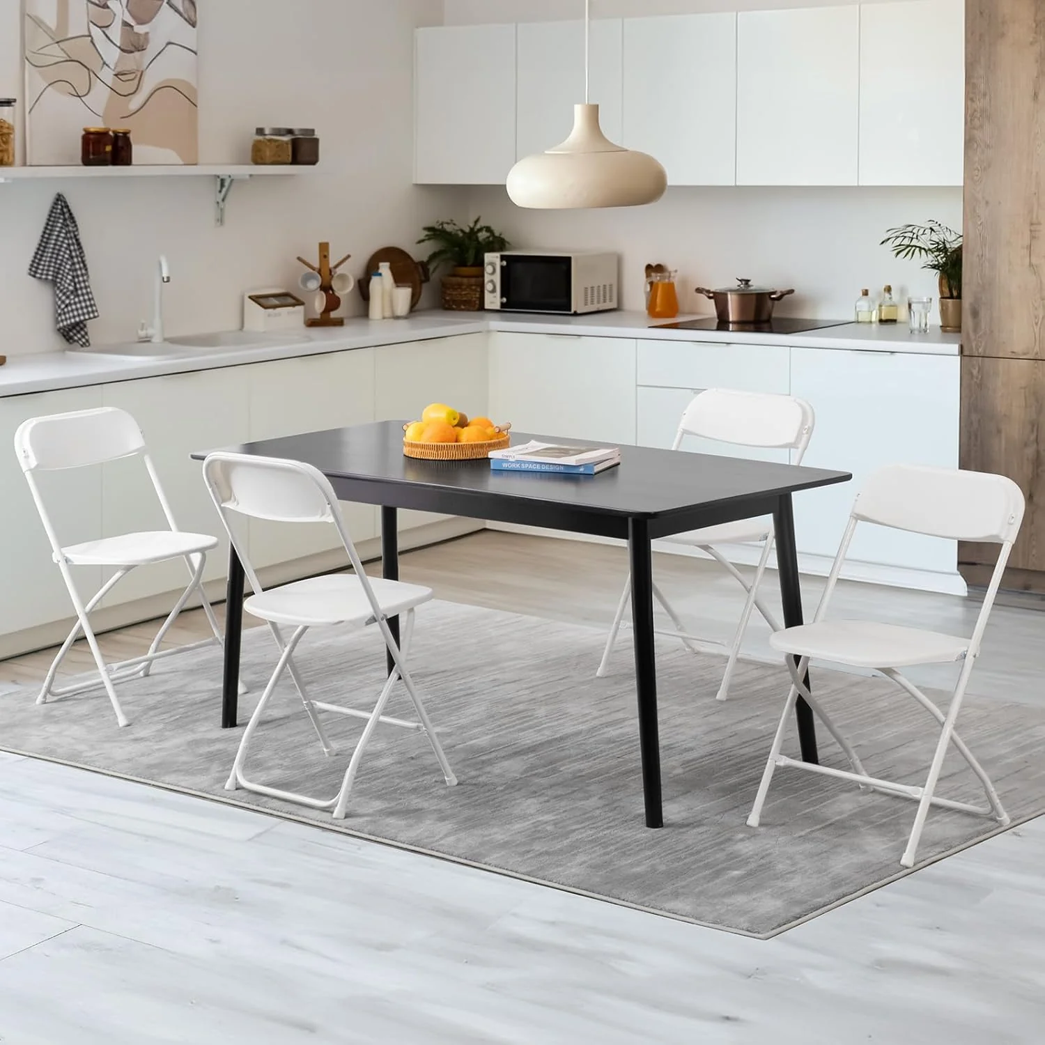 Sweetcrispy Folding Chair 12 Pack, Leather Padded Folding Chairs, Sturdy Metal Foldable Chairs