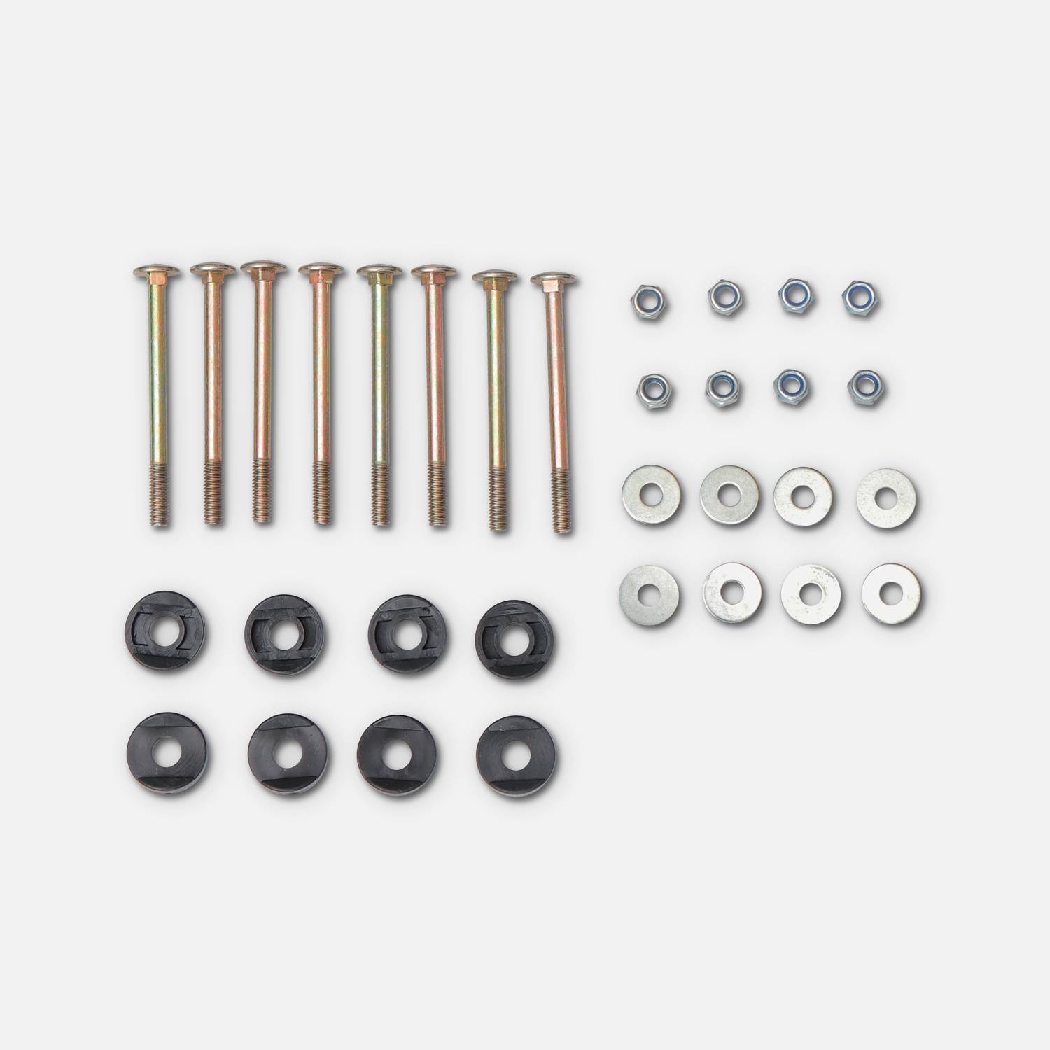 Kit de 4 postes inferiores - Poste inferiore para camas elásticas, set de 4