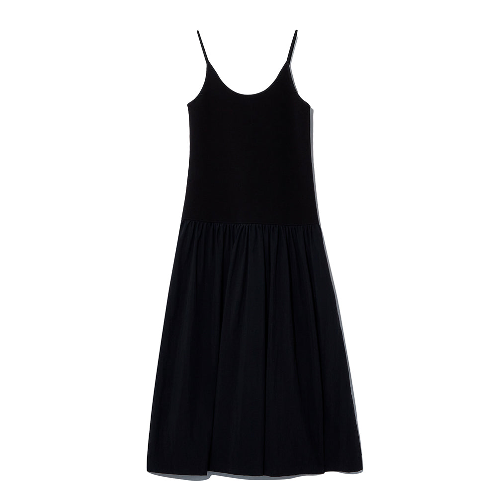Le 17 septembre - Robe longue Melange - Noir