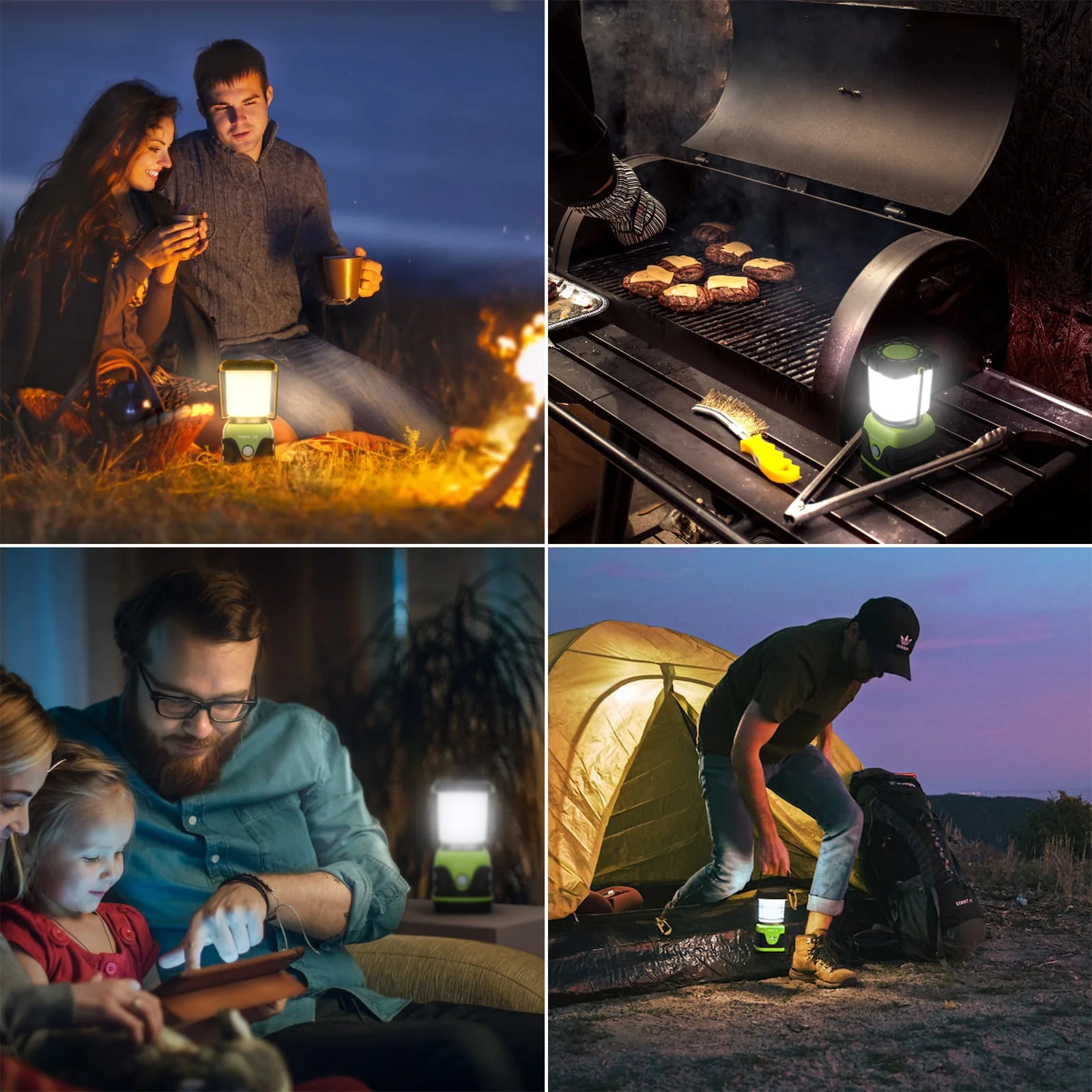 Lepro 2-Pack LED Camping Lanterns, 1000LM Battery Powered Camping Tent Light , 4 Light Modes and IPX4 Waterproof , Perfect Camping Accessories for Hurricane, Emergency, Survival Kits, Hiking, Fishing - Image 6