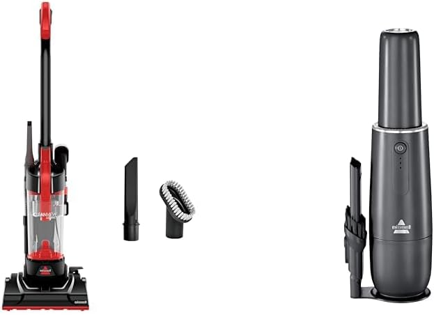 WAYFAIR Bissell CleanView Compact Upright Vacuum AeroSlim Lithium Ion Cordless Handheld Vacuum