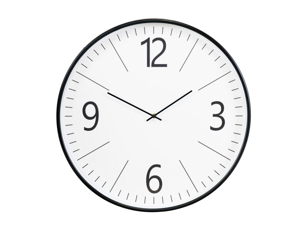 Reloj de Pared Biel, Blanco, Negro, 5x51x51 cm, Hogarlujo