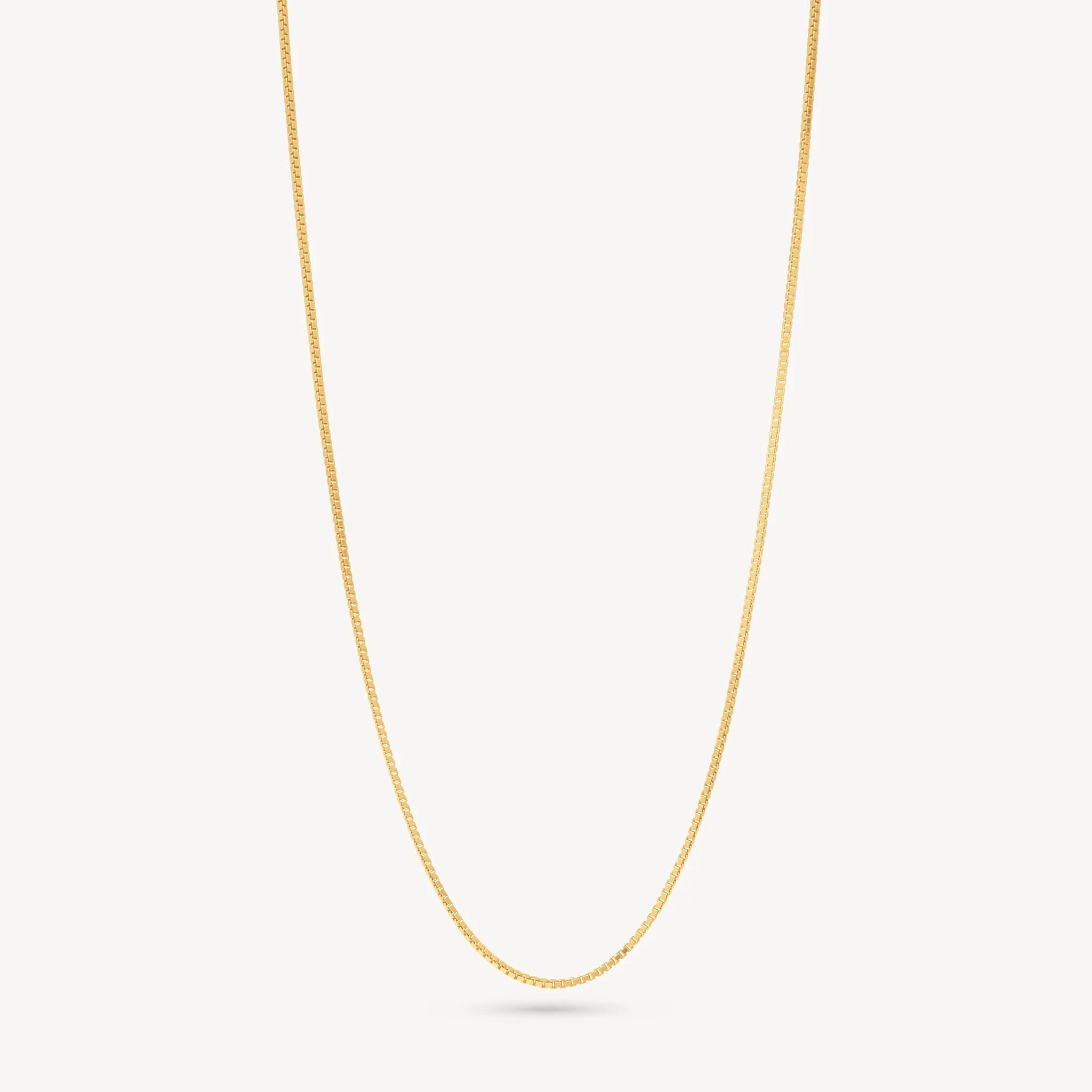 Box Chain Slider Necklace