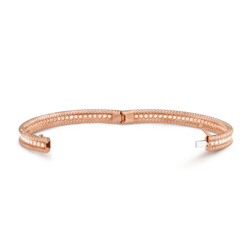 Replicate Perlée diamonds bracelet, 1 row, medium model(1:1 replica) - Original Replica Club