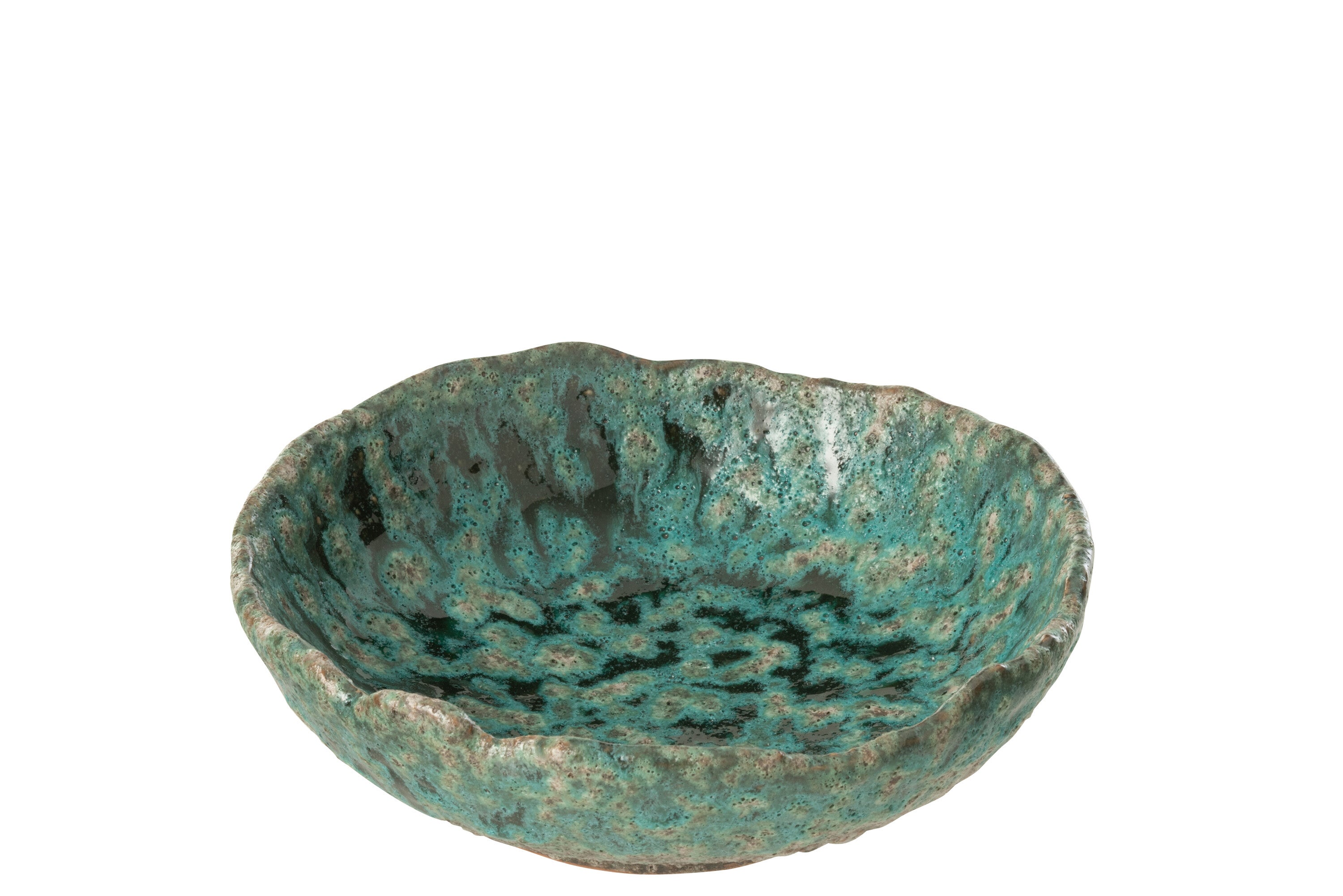 J-Line plateau Decoratief Naga - keramiek - azuur bruin - me