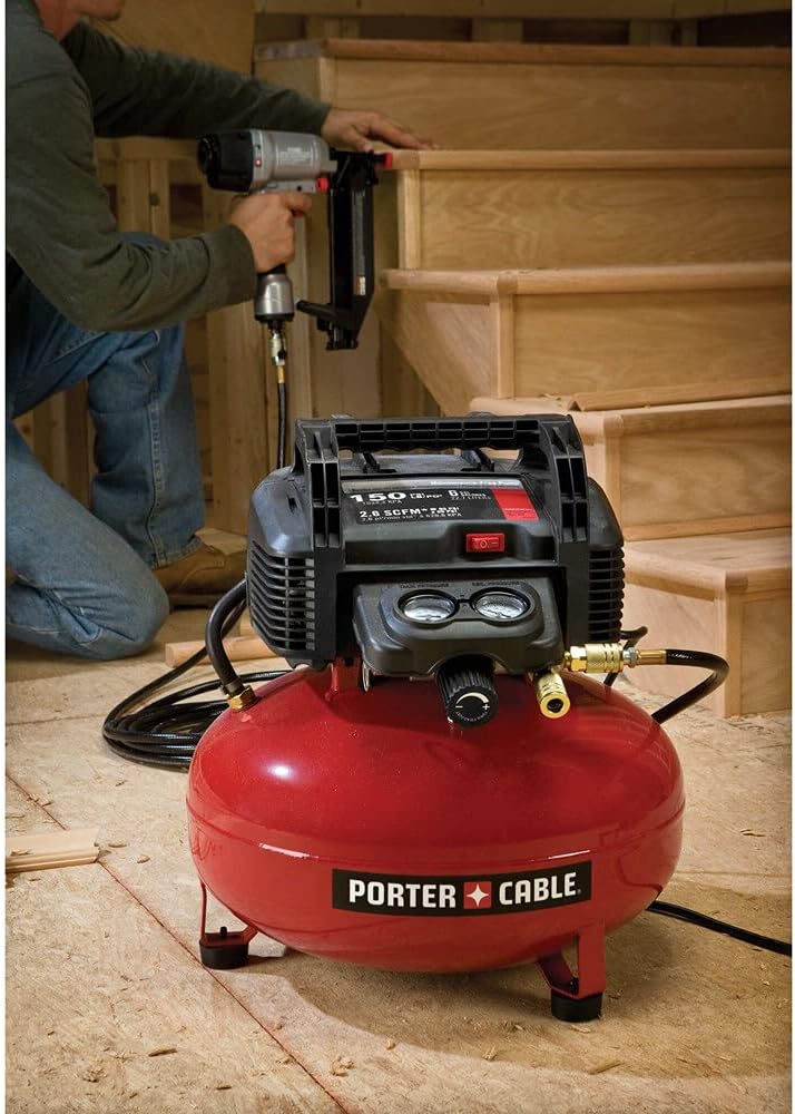 6 Gallon Oil-Free Pancake Air Compressor, 150 PSI, 2.6 SCFM at 90 PSI - Image 6 6 Gallon Oil-Free Pancake Air Compressor, 150 PSI, 2.6 SCFM at 90 PSI - Image 6