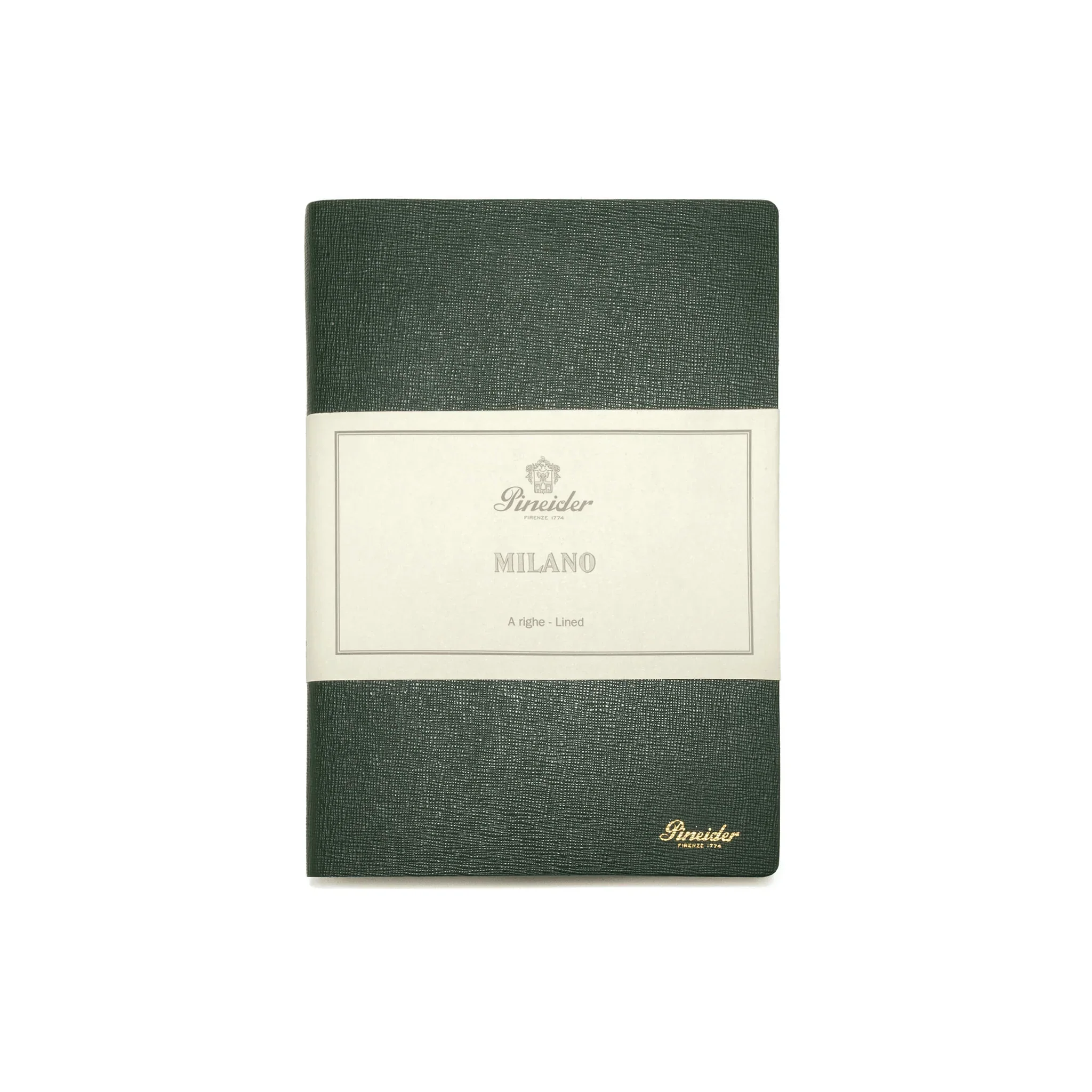 Pineider Milano Leather Laid Notebook Medium