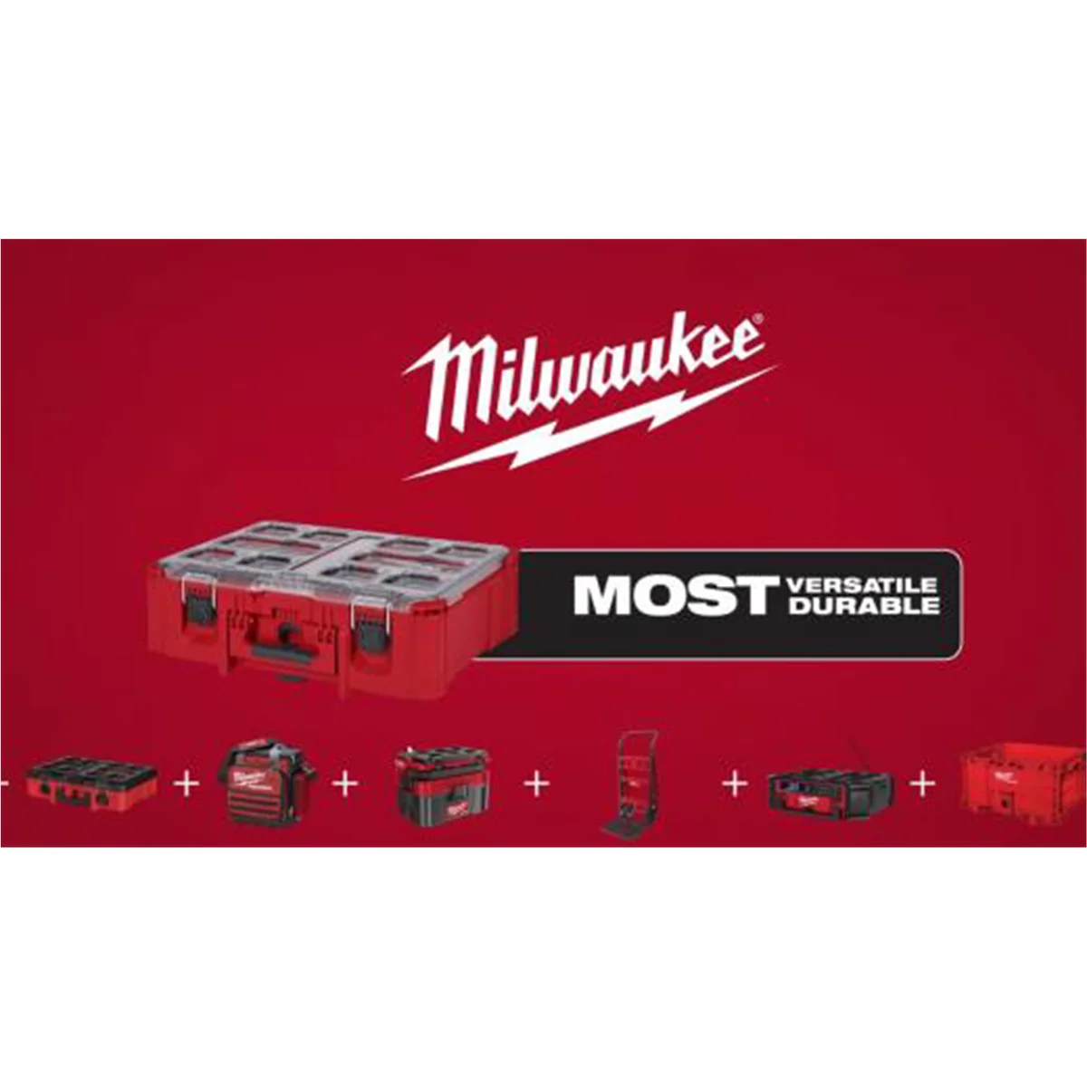 Milwaukee 48-22-8432 PACKOUT Deep Organizer with Clear Lid - Image 4