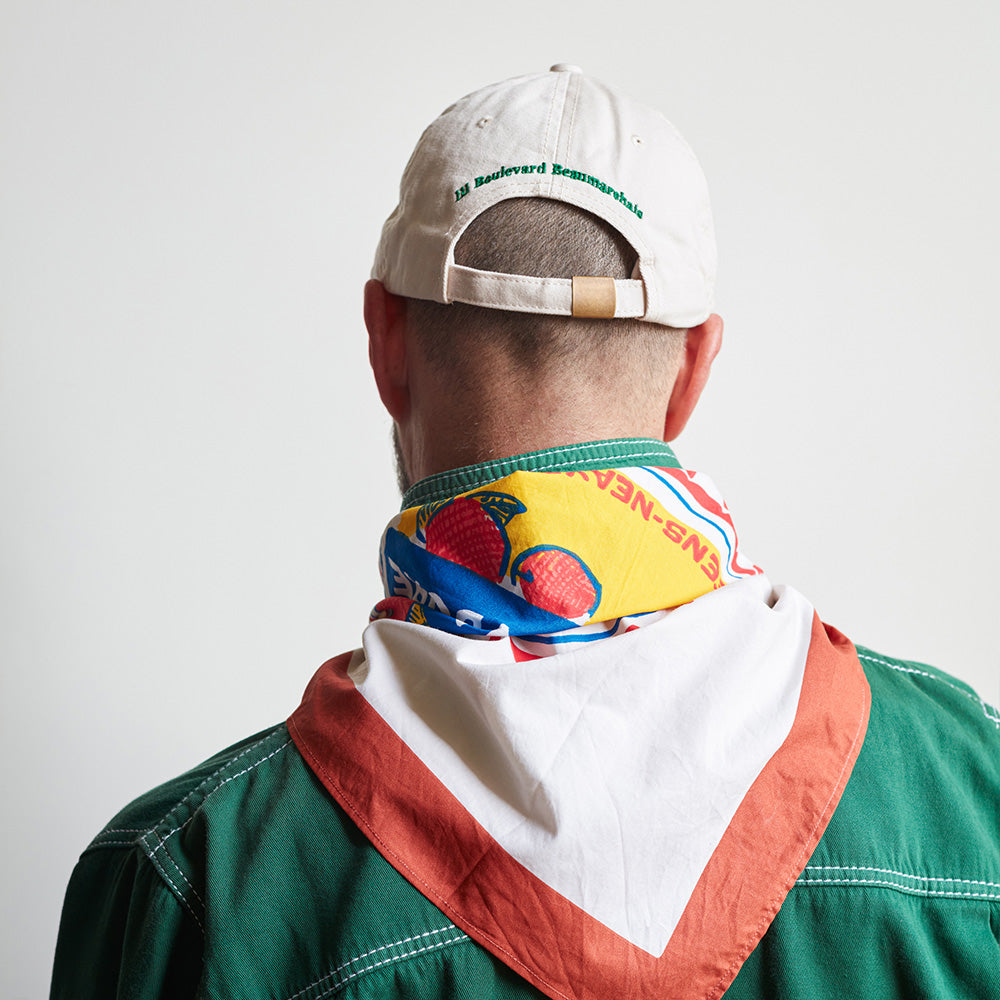 Casquette unisexe brodée Non Merci - Écru