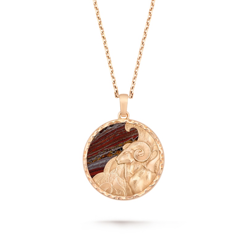 Replicate Zodiaque long necklace Arietis (Aries)(1:1 replica) - Original Replica Club