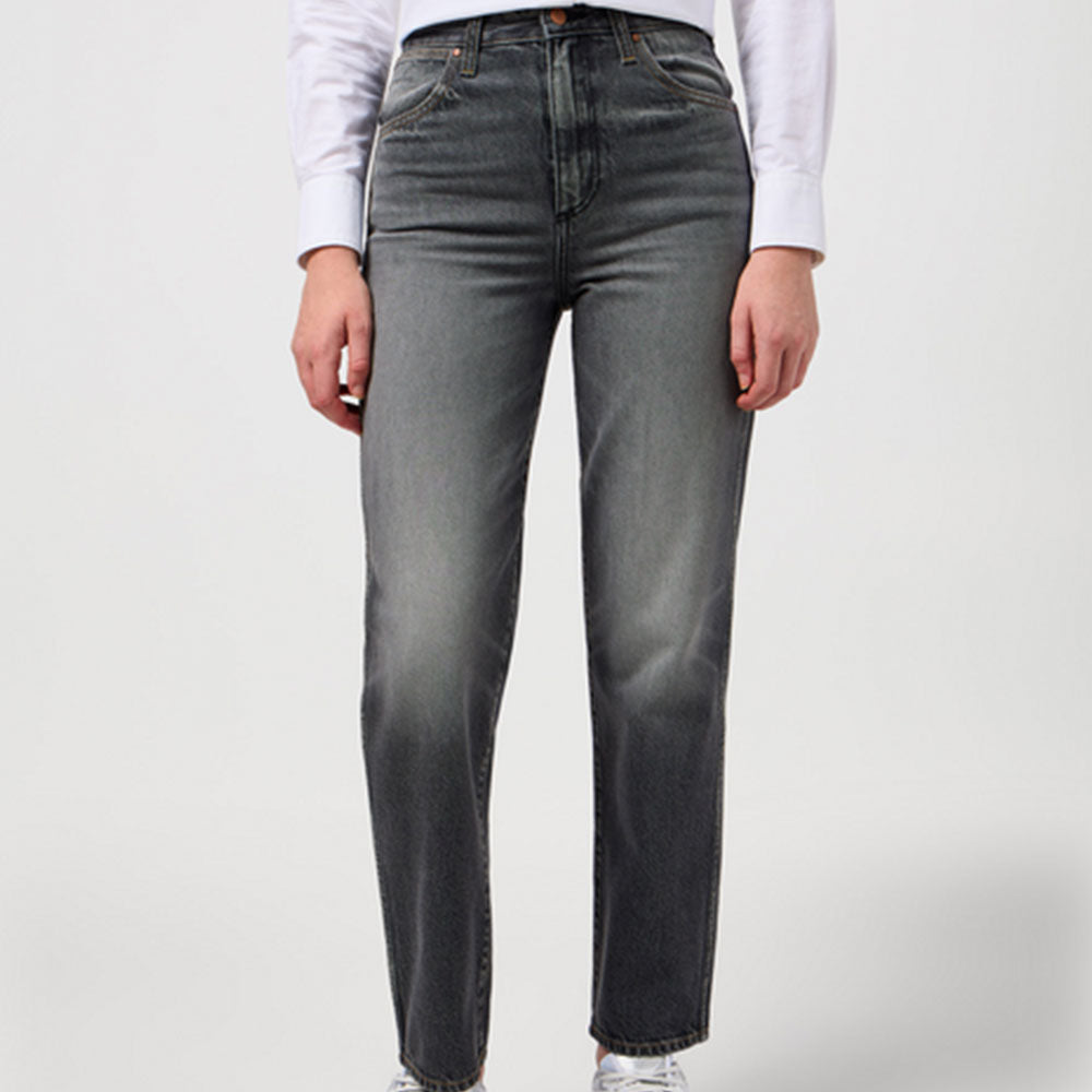 Wrangler - Jeans Mom Straight - Anthracite